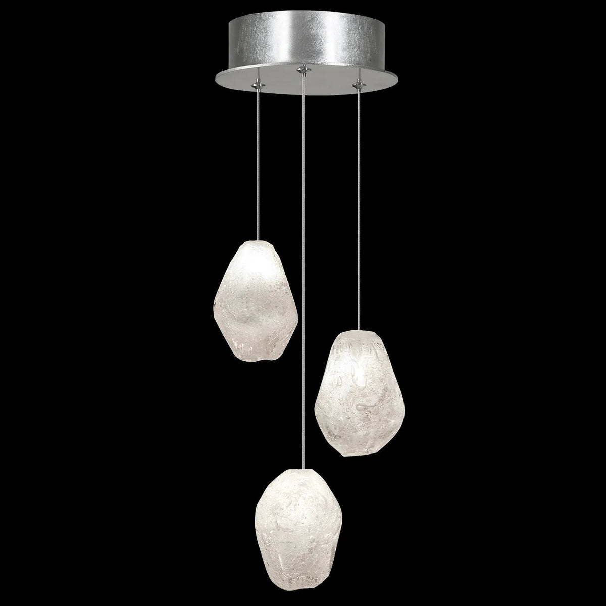 Fine Art Handcrafted Lighting - Natural Inspirations 9-Inch Three Light Pendant - 852340-102LD | Montreal Lighting & Hardware