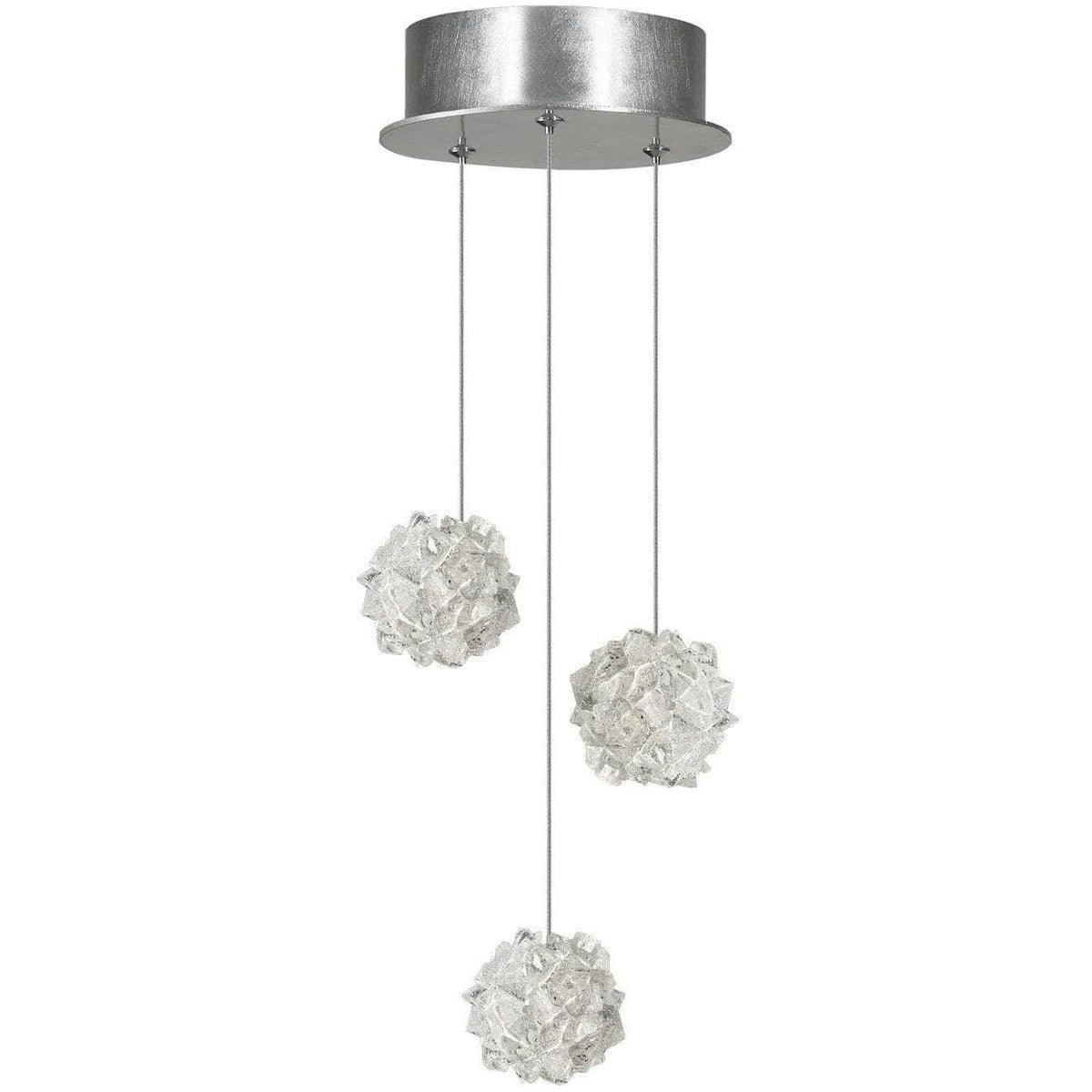 Fine Art Handcrafted Lighting - Natural Inspirations 9-Inch Three Light Pendant - 852340-103LD | Montreal Lighting & Hardware