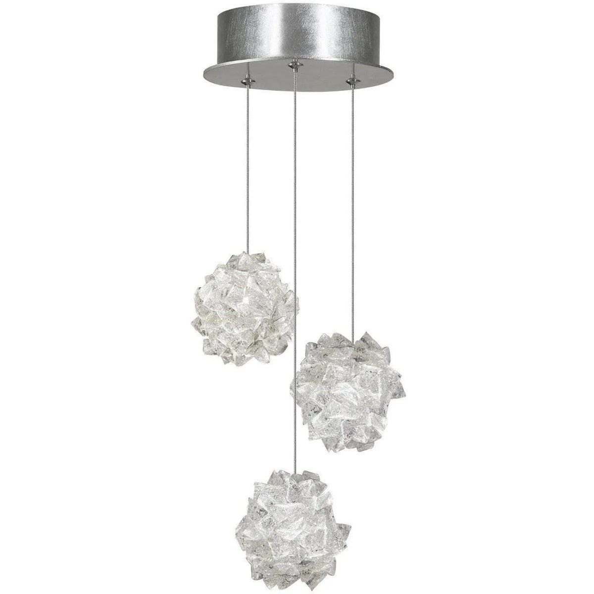 Fine Art Handcrafted Lighting - Natural Inspirations 9-Inch Three Light Pendant - 852340-104LD | Montreal Lighting & Hardware