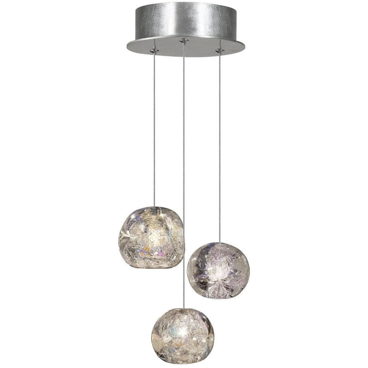 Fine Art Handcrafted Lighting - Natural Inspirations 9-Inch Three Light Pendant - 852340-106LD | Montreal Lighting & Hardware