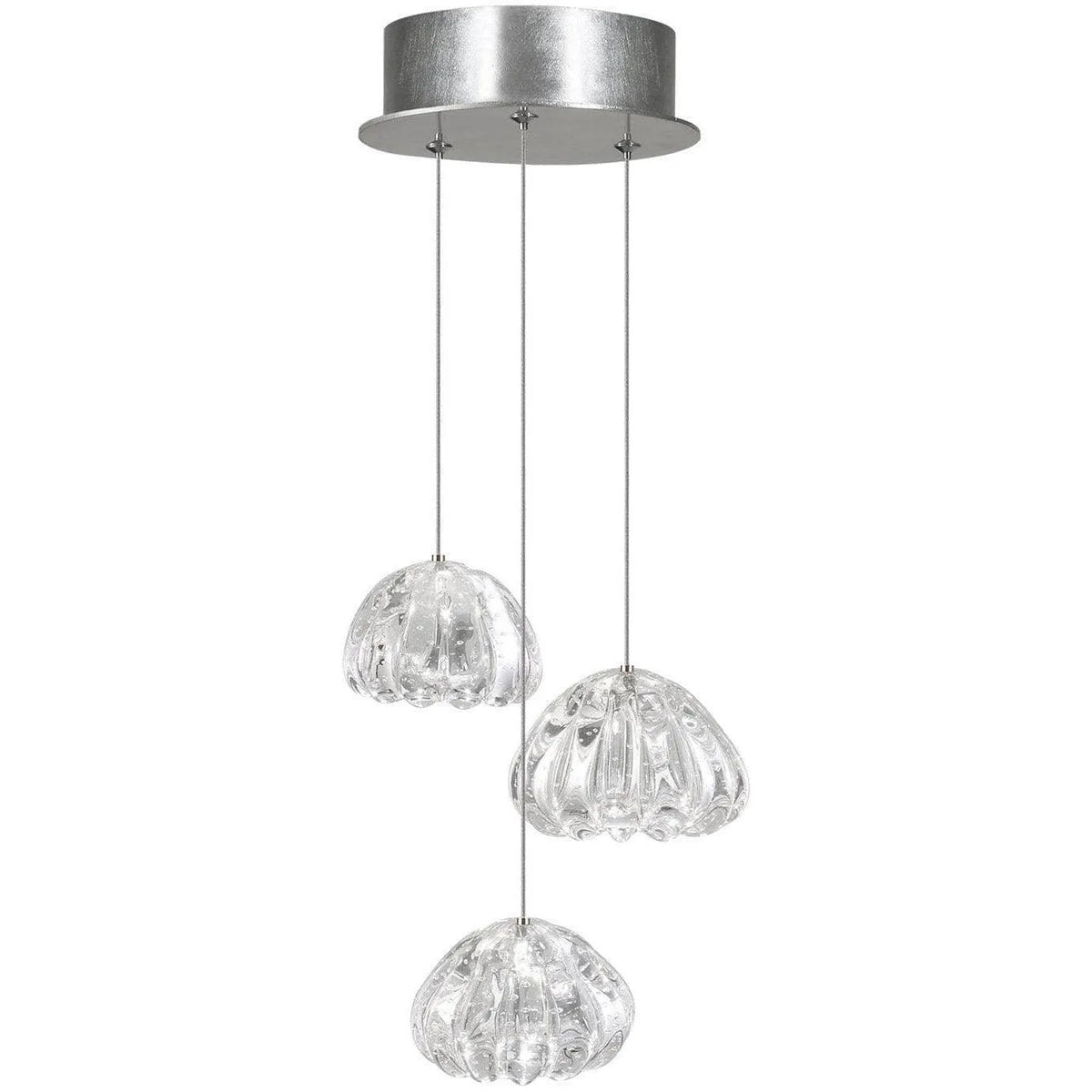 Fine Art Handcrafted Lighting - Natural Inspirations 9-Inch Three Light Pendant - 852340-107LD | Montreal Lighting & Hardware