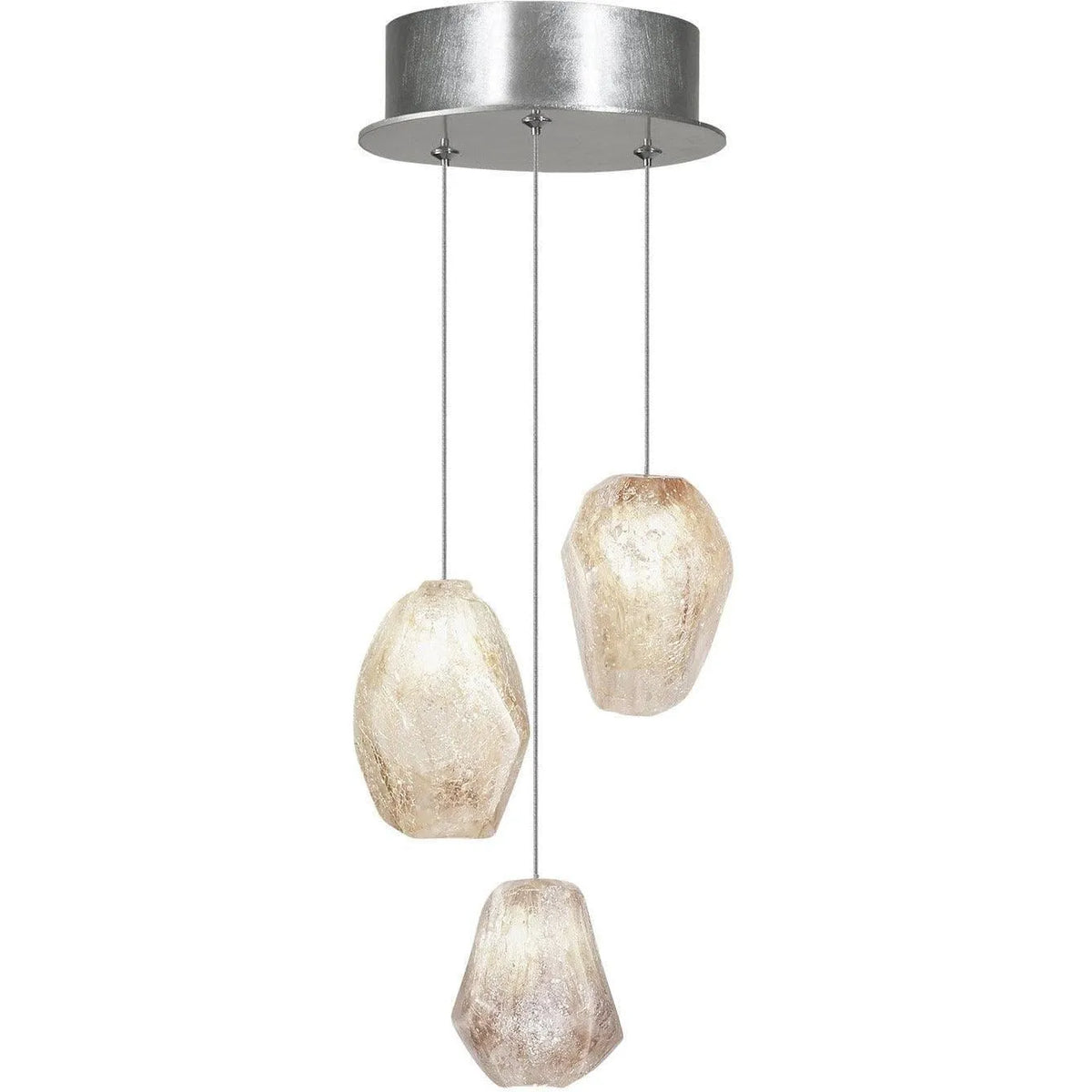 Fine Art Handcrafted Lighting - Natural Inspirations 9-Inch Three Light Pendant - 852340-14LD | Montreal Lighting & Hardware