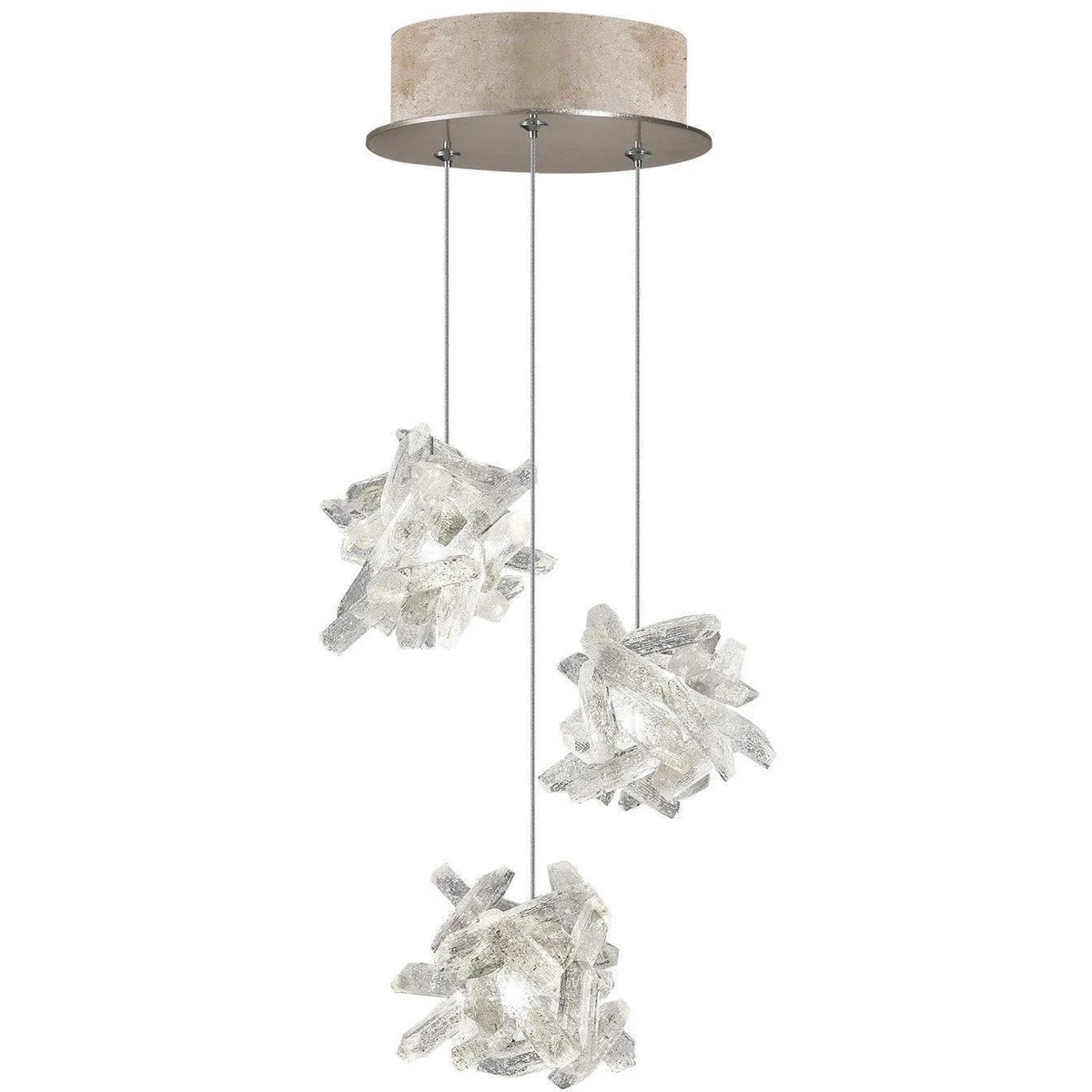 Fine Art Handcrafted Lighting - Natural Inspirations 9-Inch Three Light Pendant - 852340-202LD | Montreal Lighting & Hardware