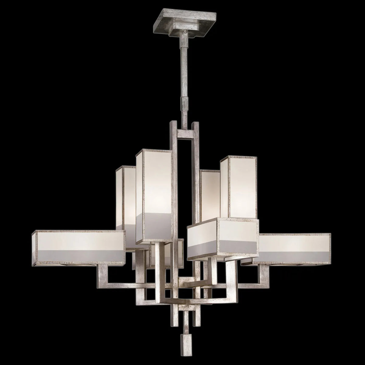 Fine Art Handcrafted Lighting - Perspectives 42-Inch Eight Light Chandelier - 733840-2ST | Montreal Lighting & Hardware