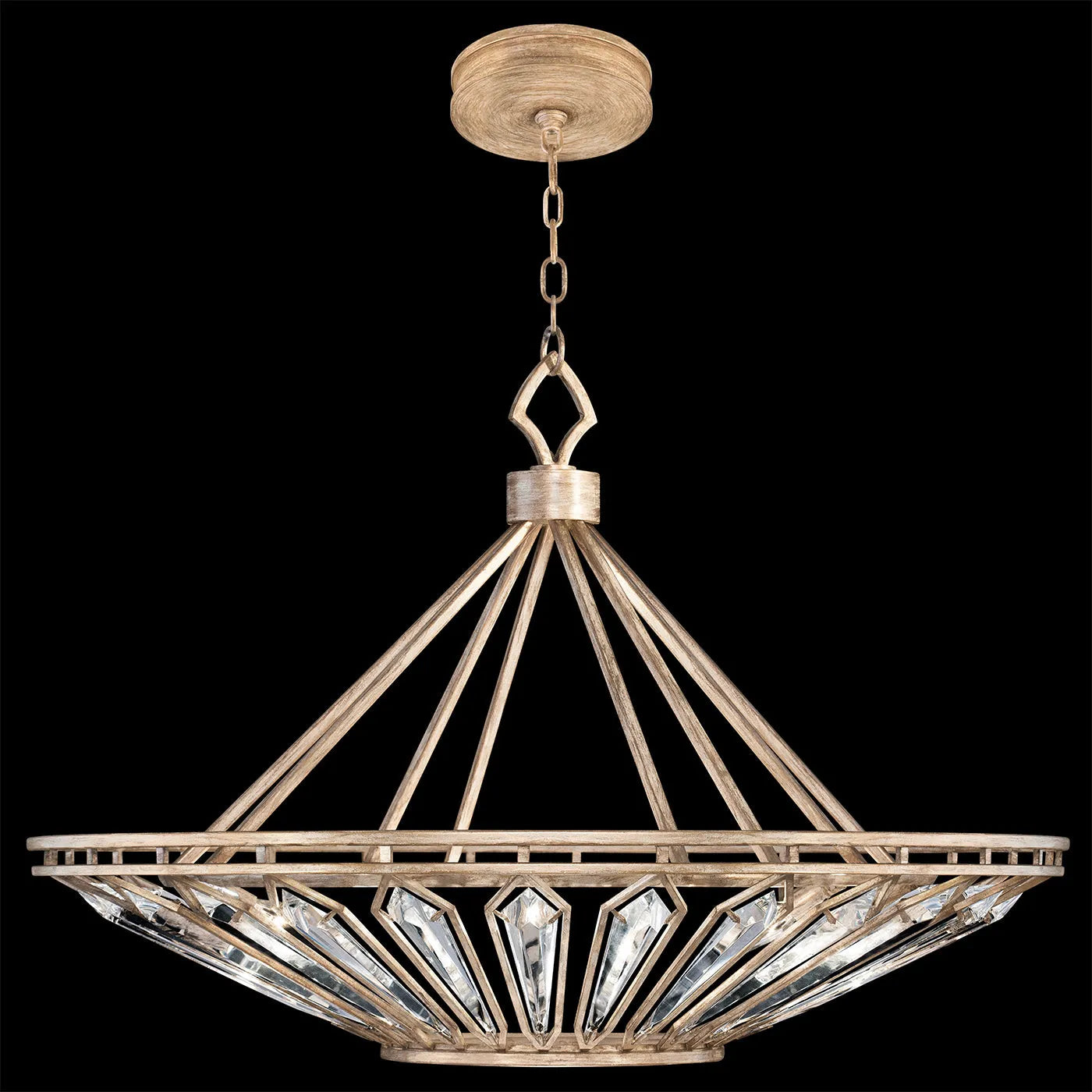 Fine Art Handcrafted Lighting - Westminster 38-Inch 13 Light Pendant - 885440-1ST | Montreal Lighting & Hardware