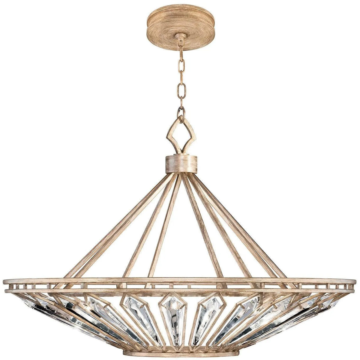 Fine Art Handcrafted Lighting - Westminster 38-Inch 13 Light Pendant - 885440-2ST | Montreal Lighting & Hardware