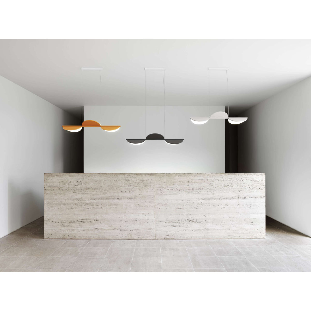 Flos - Almendra Linear Pendant Light - FU039109 | Montreal Lighting & Hardware