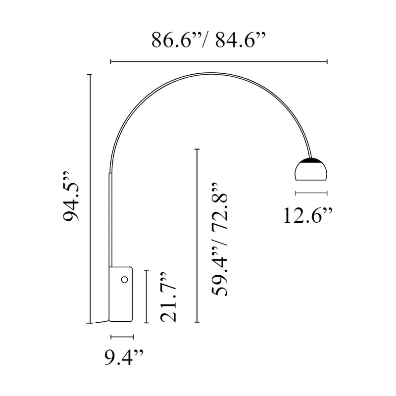 Flos - Arco K Limited Edition Floor Lamp - FU030400 | Montreal Lighting & Hardware