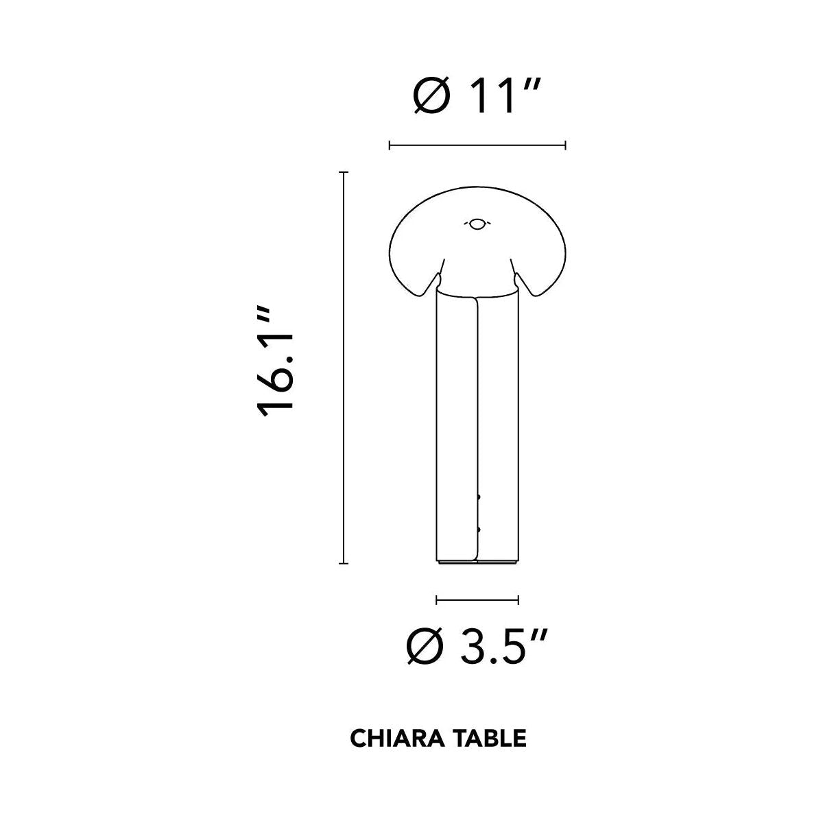 Flos - Chiara Table Lamp - FU159504 | Montreal Lighting & Hardware