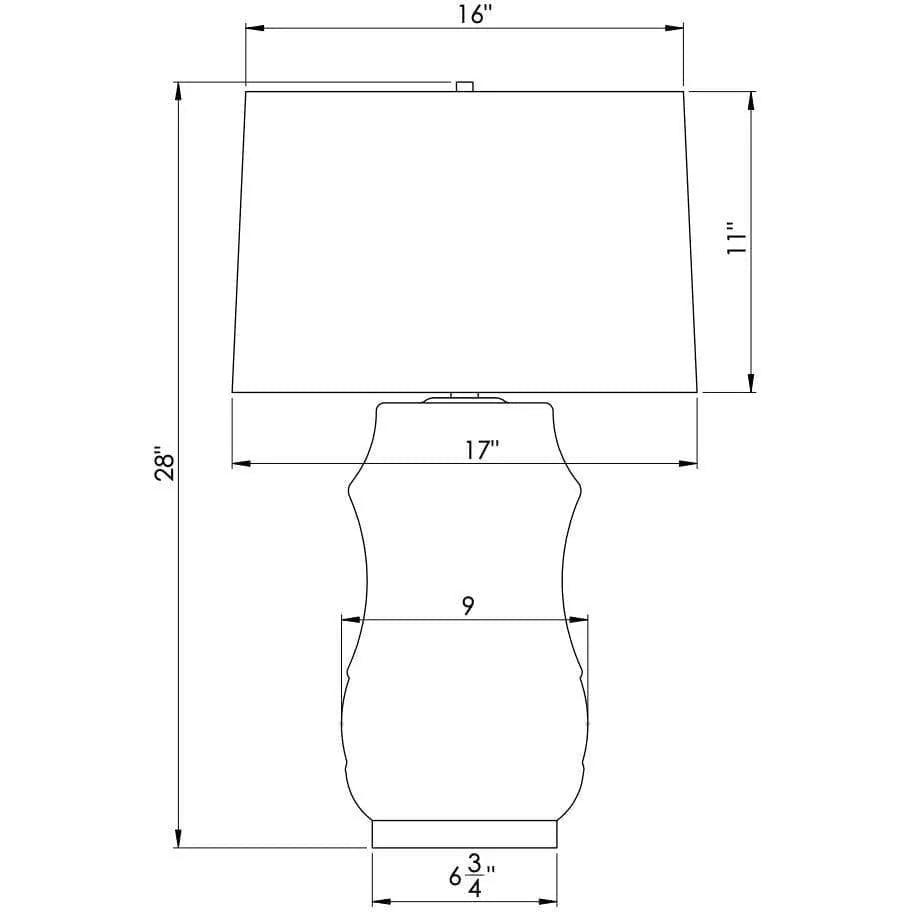 Flow Decor - Adderley Table Lamp - 4073 | Montreal Lighting & Hardware