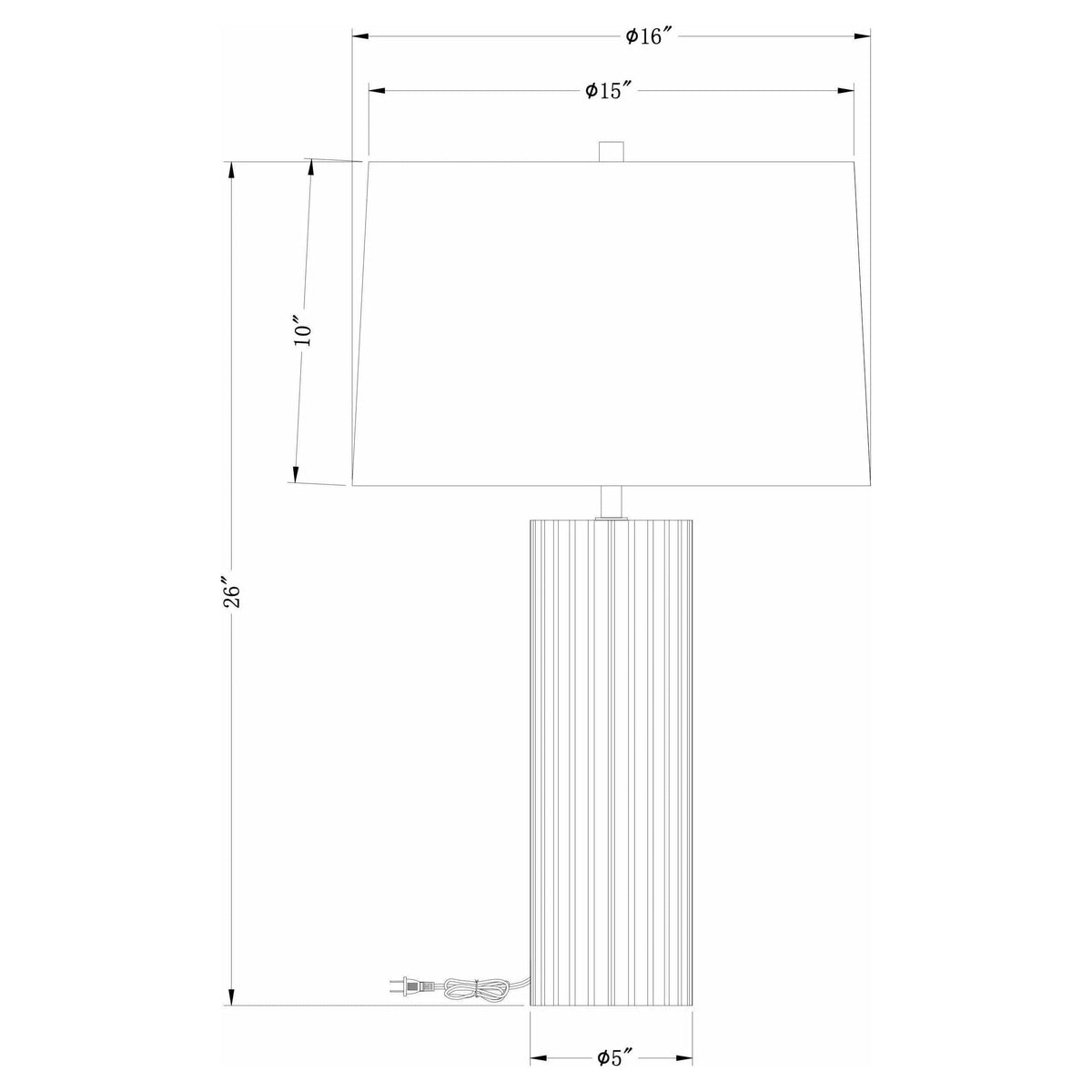 Flow Decor - Bluth Table Lamp - 4518 | Montreal Lighting & Hardware