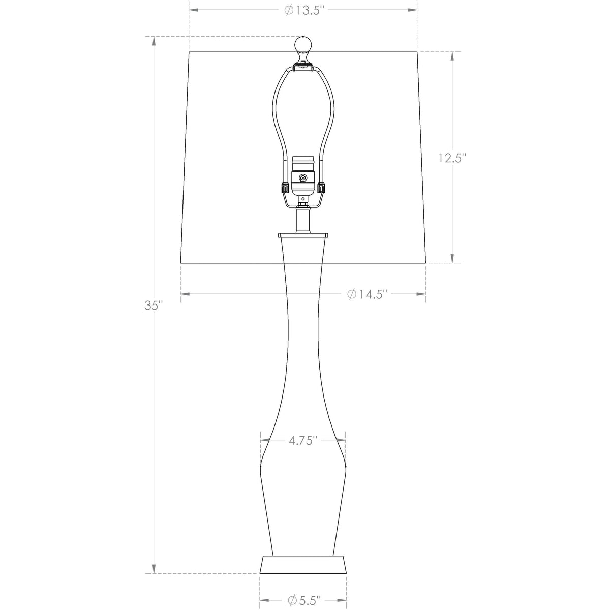 Flow Decor - Carnation Table Lamp - 3721 | Montreal Lighting & Hardware