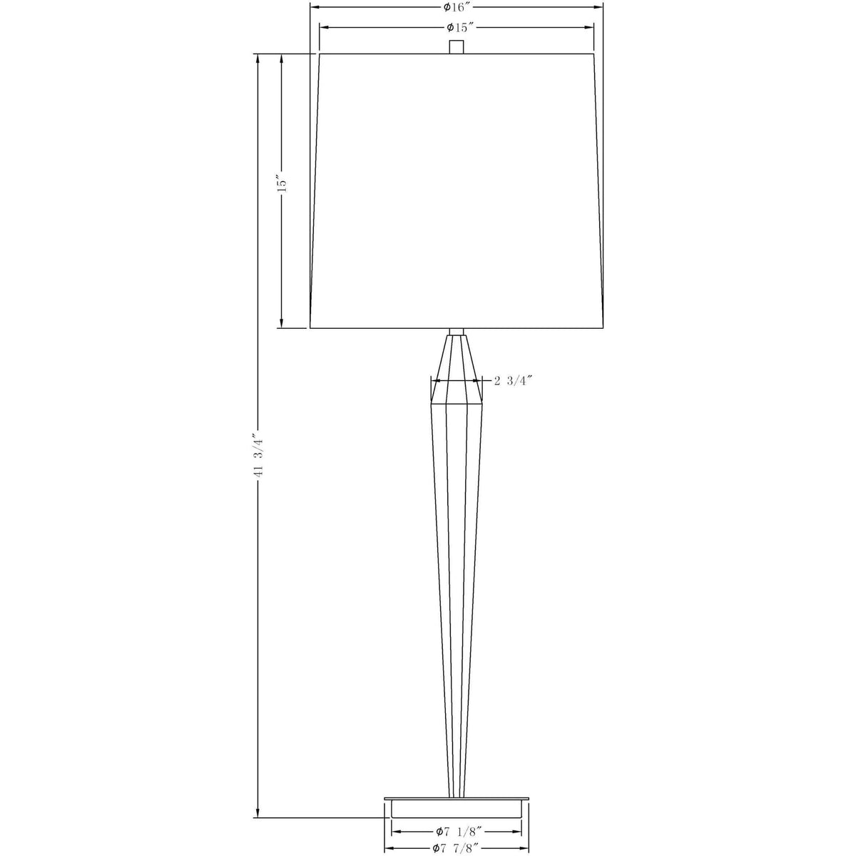 Flow Decor - Chloe Table Lamp - 3920 | Montreal Lighting & Hardware