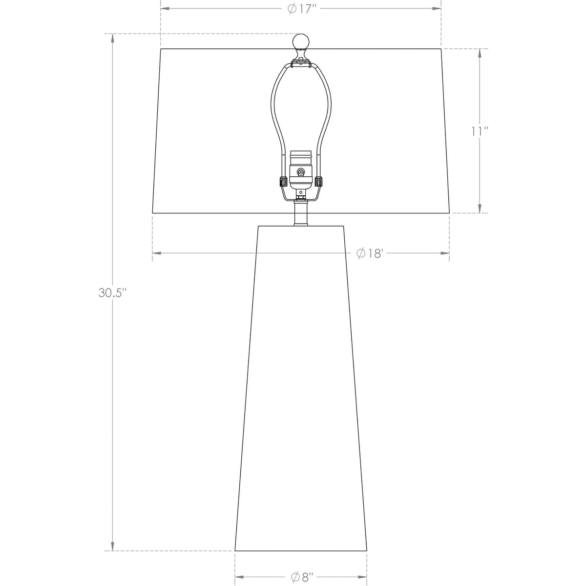 Flow Decor - Christie Table Lamp - 4036 | Montreal Lighting & Hardware