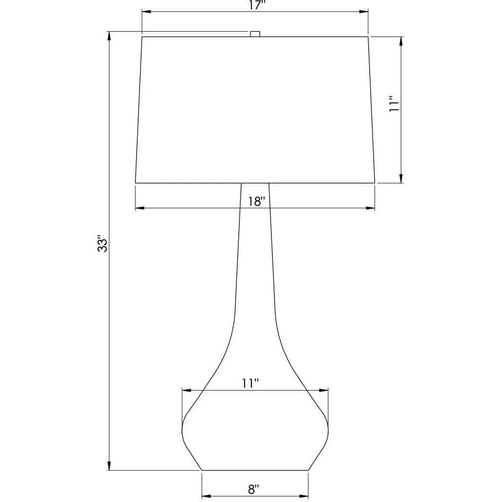 Flow Decor - Dinah Table Lamp - 4083 | Montreal Lighting & Hardware