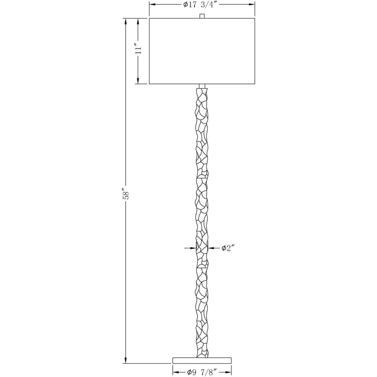 Flow Decor - Heather Floor Lamp - 3705 | Montreal Lighting & Hardware