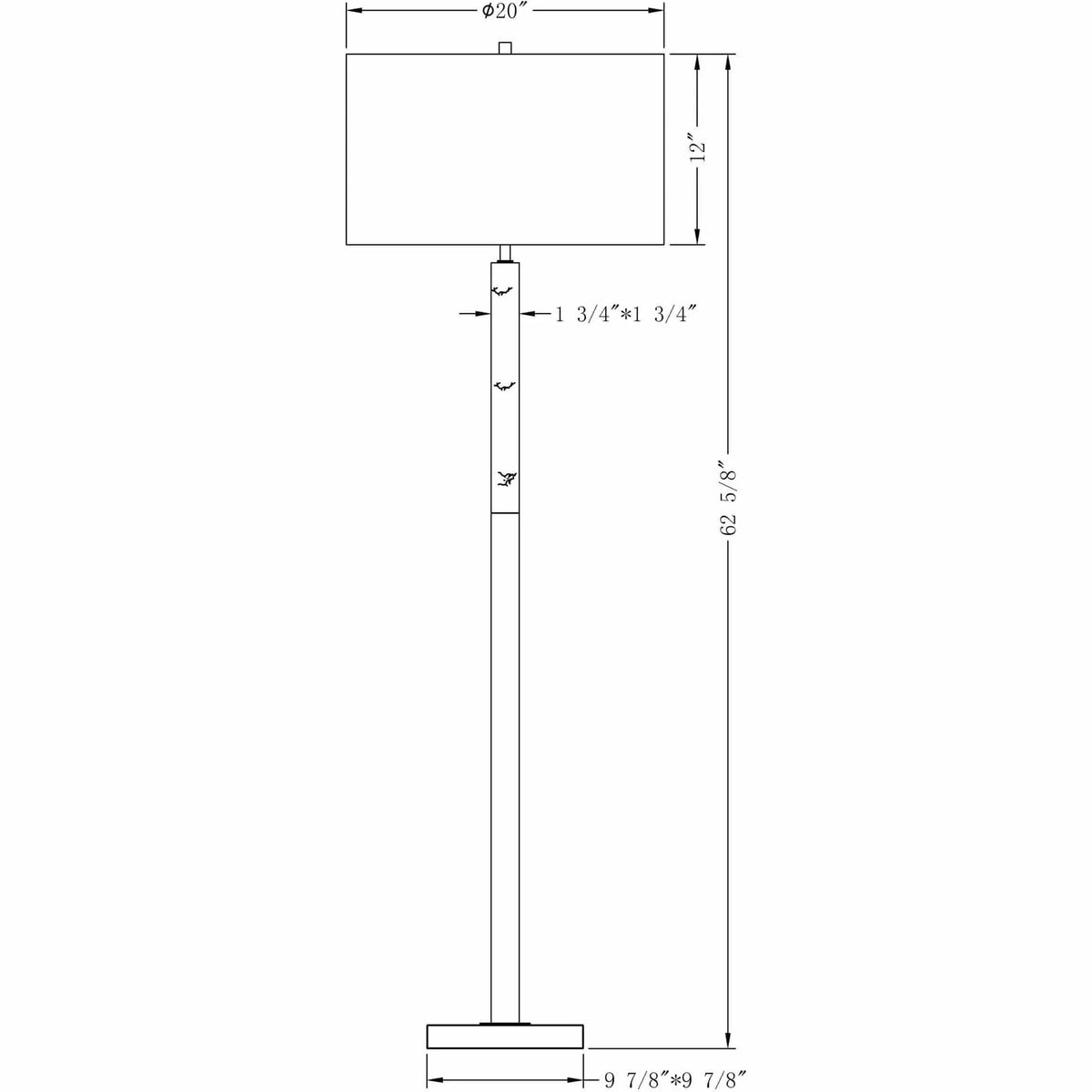 Flow Decor - Howard Floor Lamp - 4355 | Montreal Lighting & Hardware