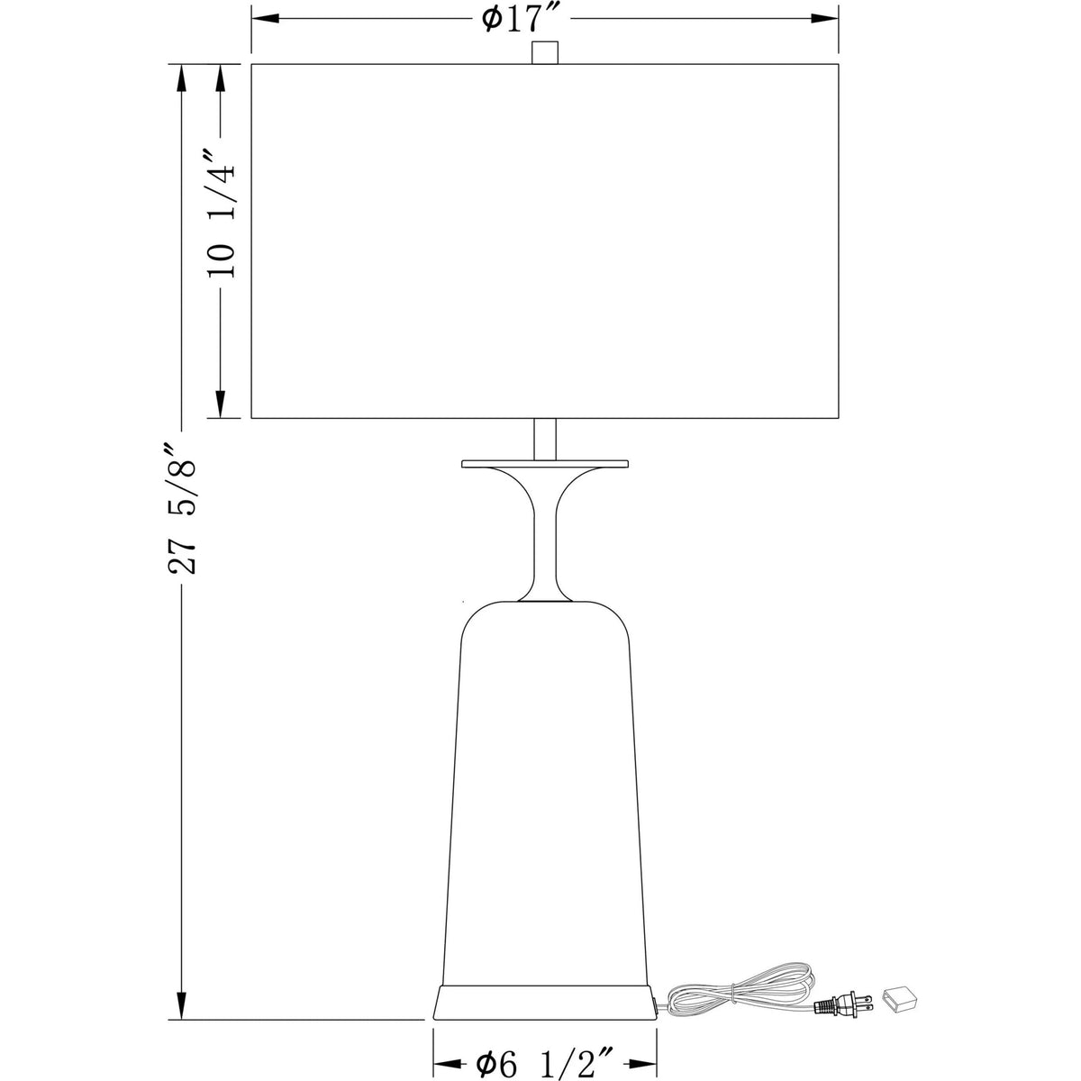 Flow Decor - Judith Table Lamp - 4590-OWC | Montreal Lighting & Hardware