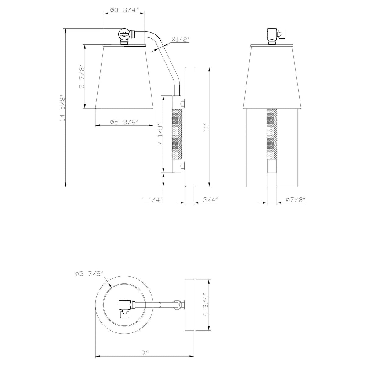 Flow Decor - Keith Sconce - 6084 | Montreal Lighting & Hardware