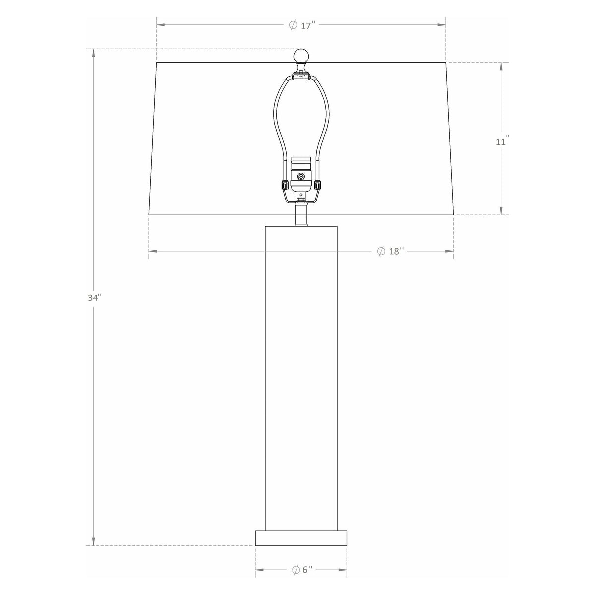 Flow Decor - Miranda Table Lamp - 4510 | Montreal Lighting & Hardware