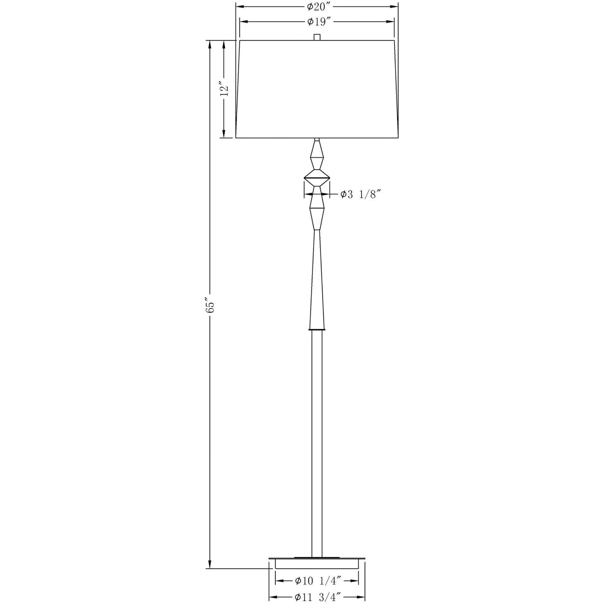 Flow Decor - Morrison Floor Lamp - 4052 | Montreal Lighting & Hardware