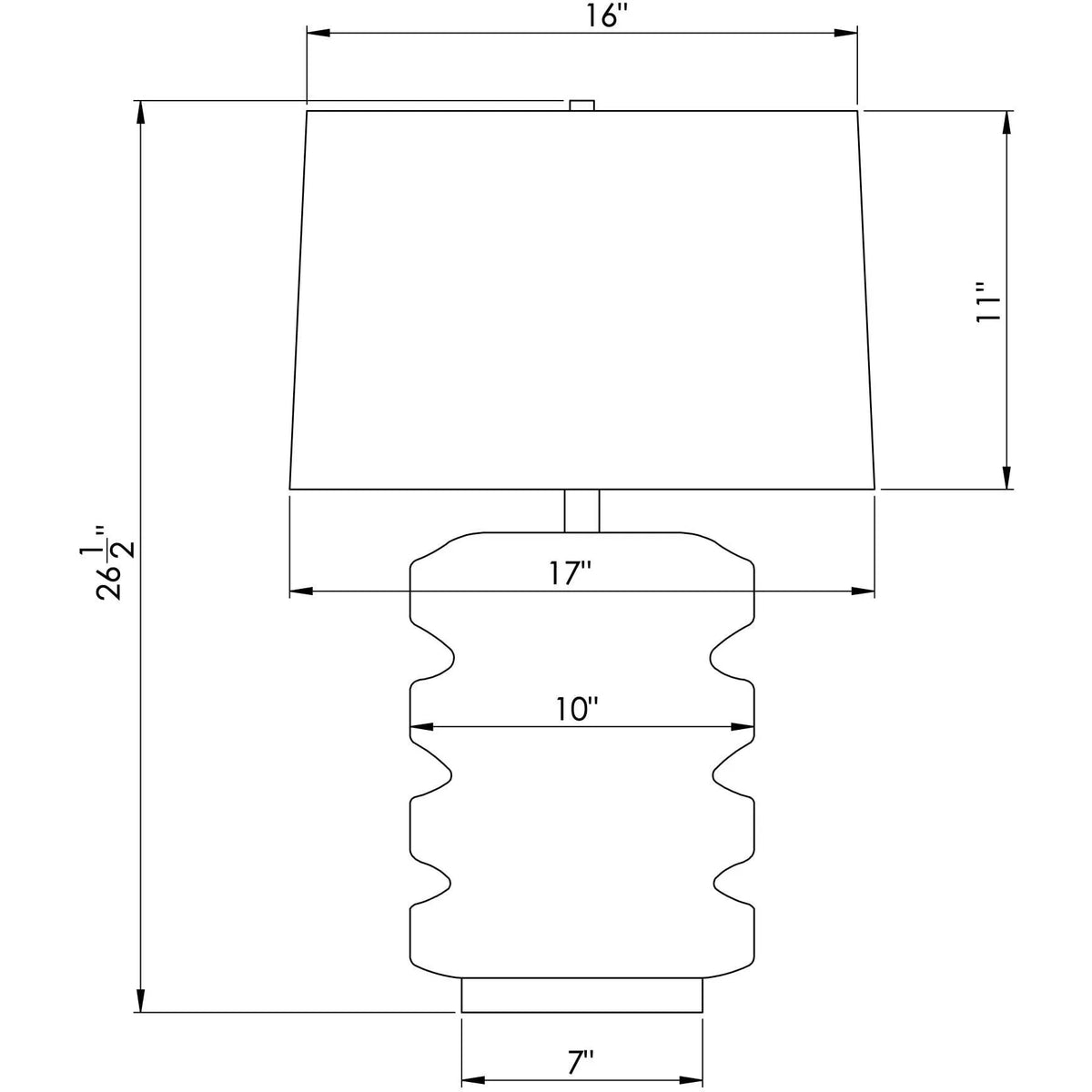 Flow Decor - Rollins Table Lamp - 4081 | Montreal Lighting & Hardware