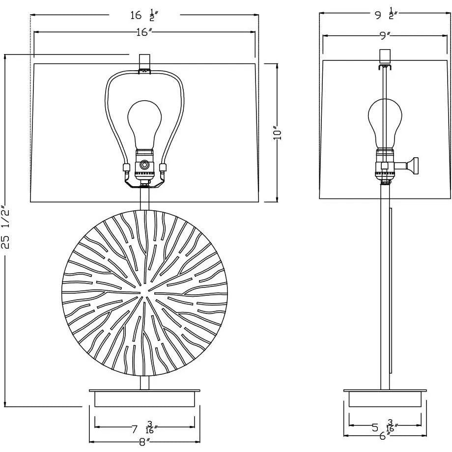 Flow Decor - Rory Table Lamp - 4441 | Montreal Lighting & Hardware