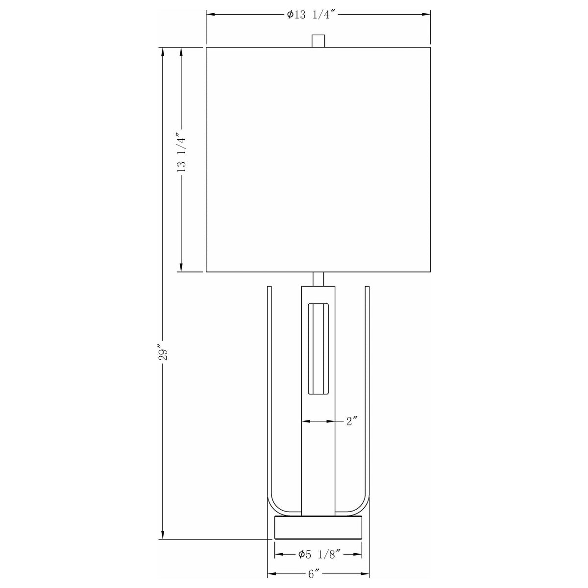 Flow Decor - Tripp Table Lamp - 4520 | Montreal Lighting & Hardware