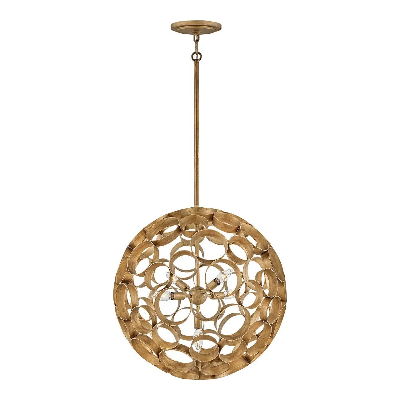 Fredrick Ramond - Centric LED Chandelier - FR30144BNG | Montreal Lighting & Hardware