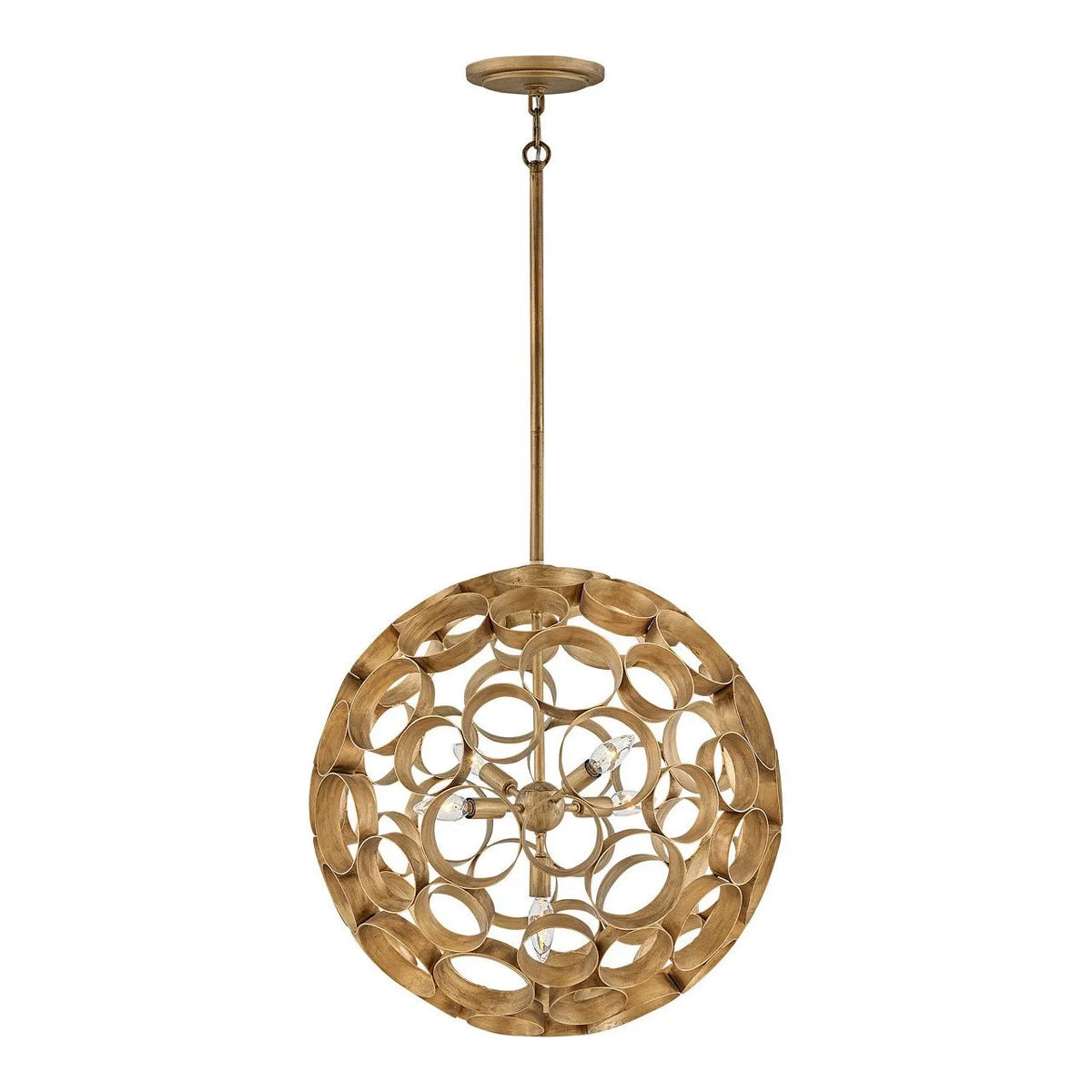 Fredrick Ramond - Centric LED Chandelier - FR30144BNG | Montreal Lighting & Hardware