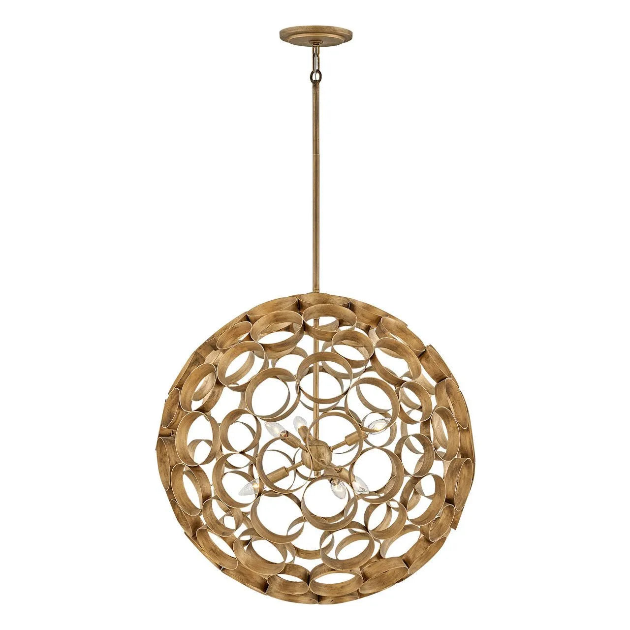 Fredrick Ramond - Centric LED Chandelier - FR30146BNG | Montreal Lighting & Hardware