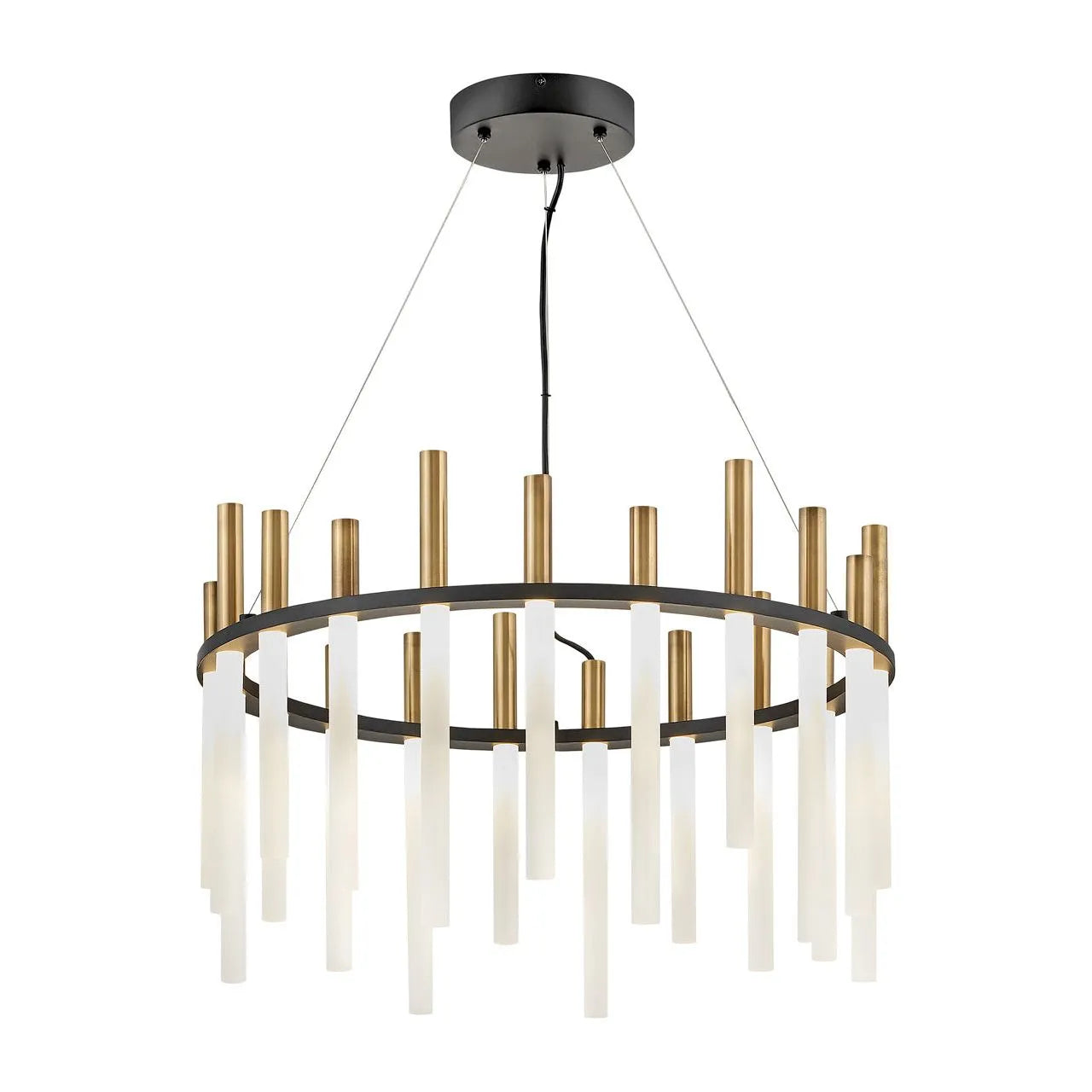 Fredrick Ramond - Echo LED Chandelier - FR30706BLK | Montreal Lighting & Hardware