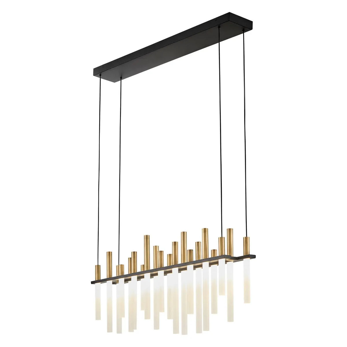 Fredrick Ramond - Echo LED Linear Pendant - FR30705BLK | Montreal Lighting & Hardware