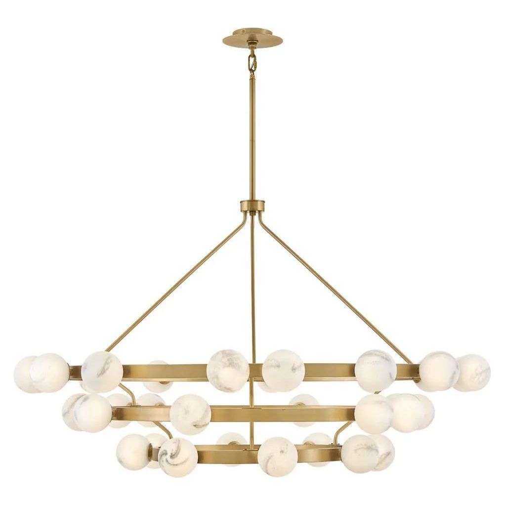 Fredrick Ramond - Selene LED Multi Tier Chandelier - FR41908LCB | Montreal Lighting & Hardware