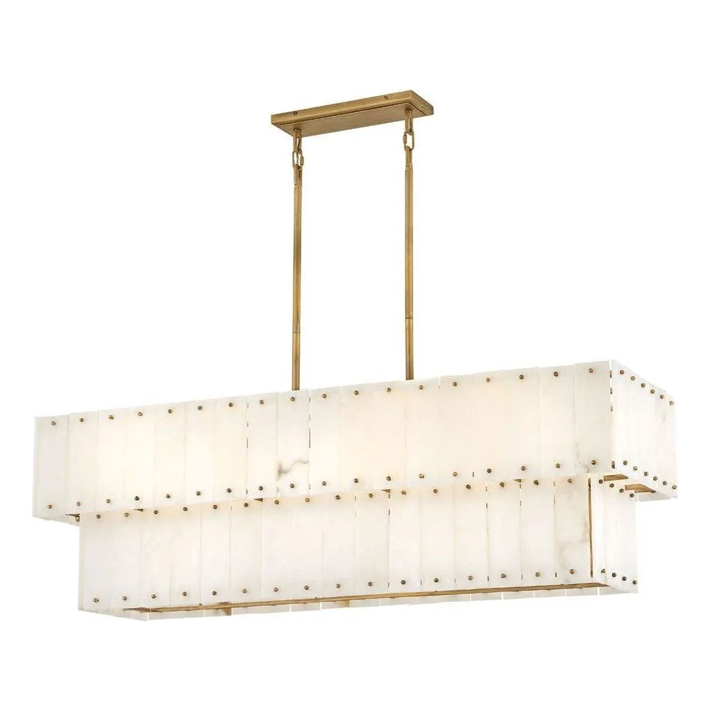 Fredrick Ramond - Simone LED Linear Chandelier - FR47756BNG | Montreal Lighting & Hardware