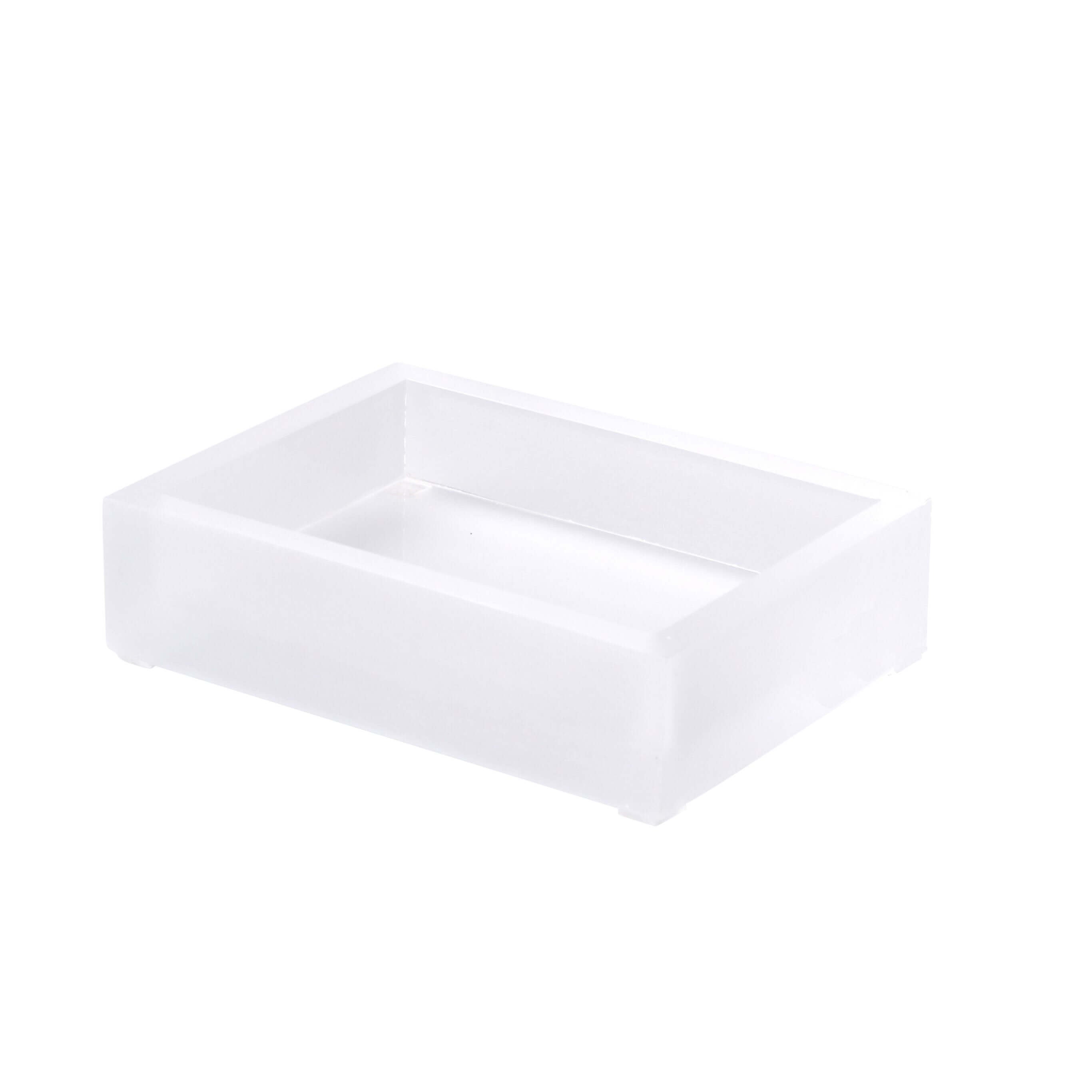 Mike + Ally - Ice Frosted Snow Soap Dish - 31131 - White - 