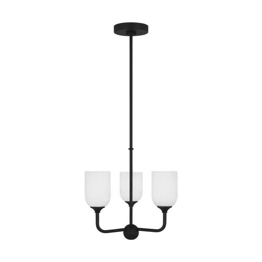 Generation Lighting - Emile Chandelier - GLC1073MBK | Montreal Lighting & Hardware