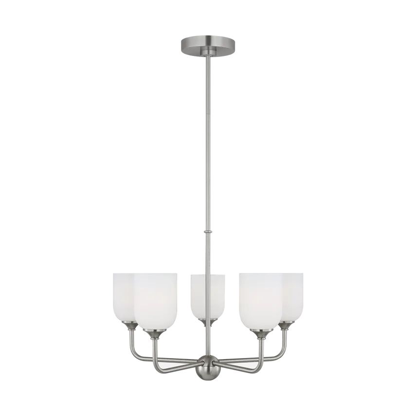 Generation Lighting - Emile Chandelier - GLC1085BS | Montreal Lighting & Hardware