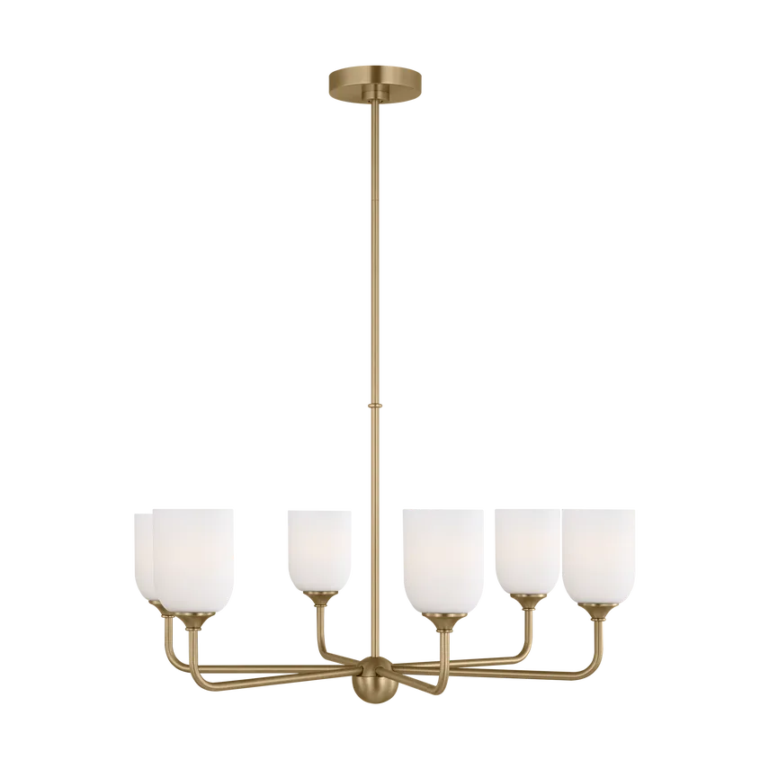 Generation Lighting - Emile Chandelier - GLC1096SB | Montreal Lighting & Hardware