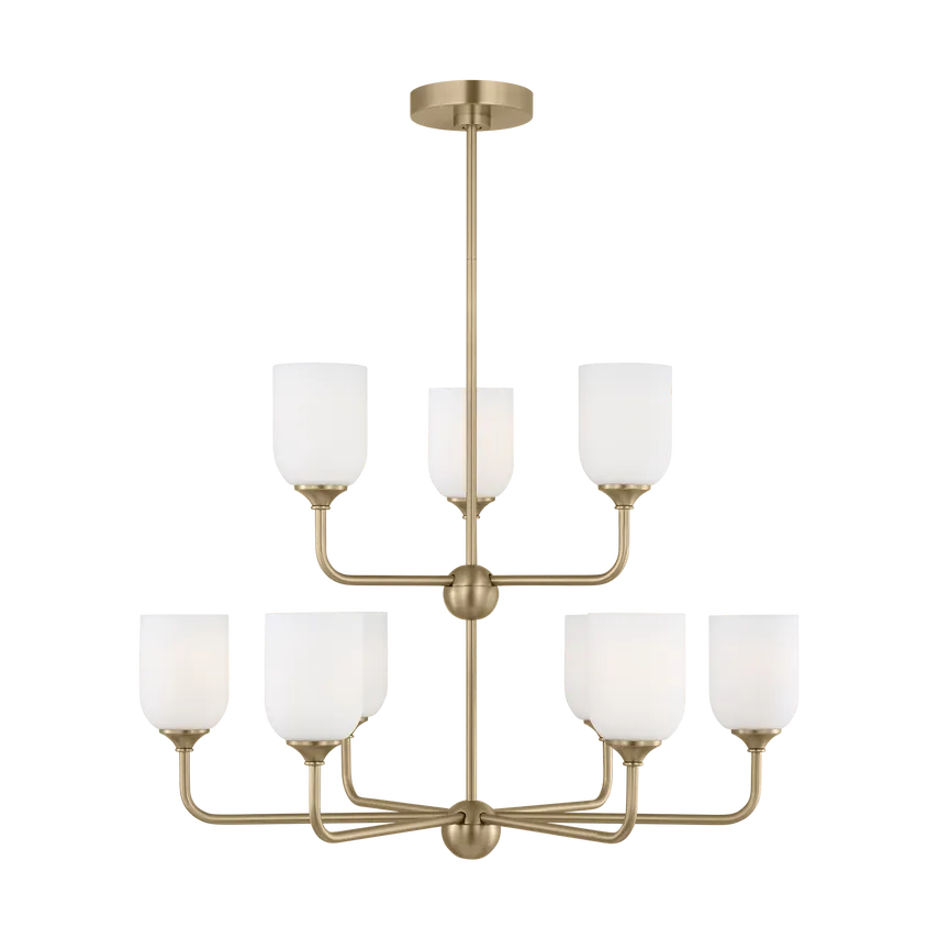 Generation Lighting - Emile Chandelier - GLC1109EN3/SB | Montreal Lighting & Hardware