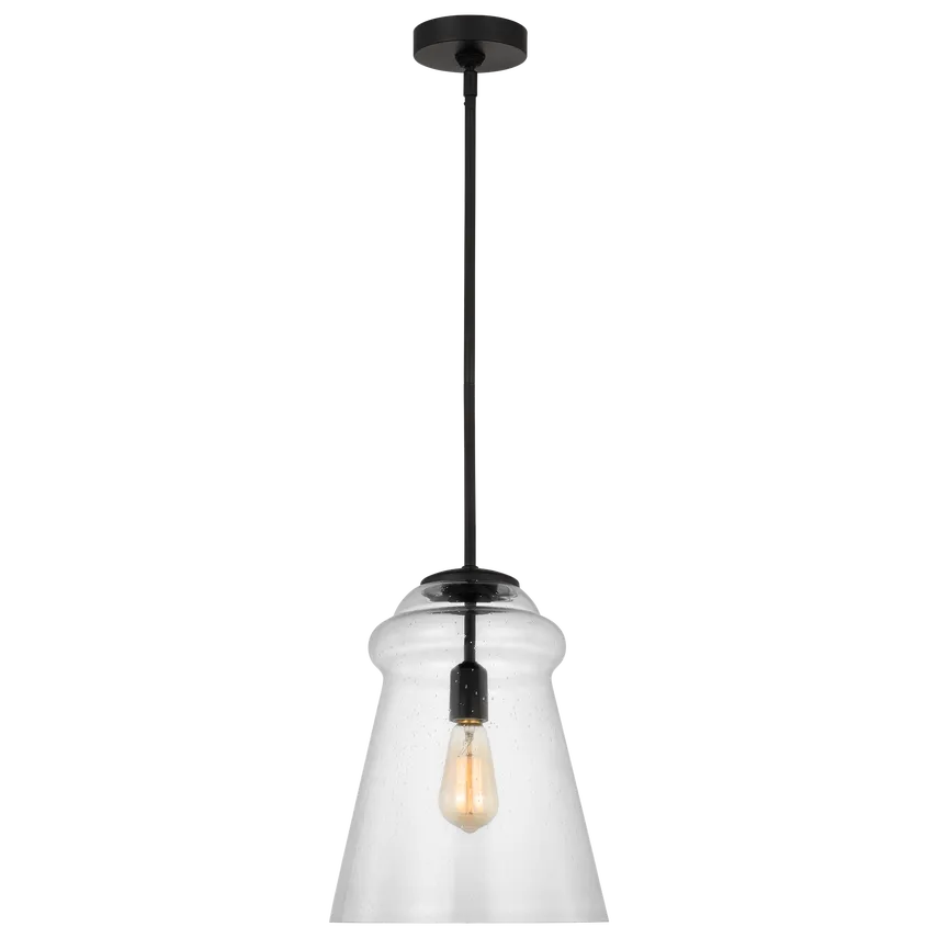 Generation Lighting - Loras Pendant - P1459MBK | Montreal Lighting & Hardware