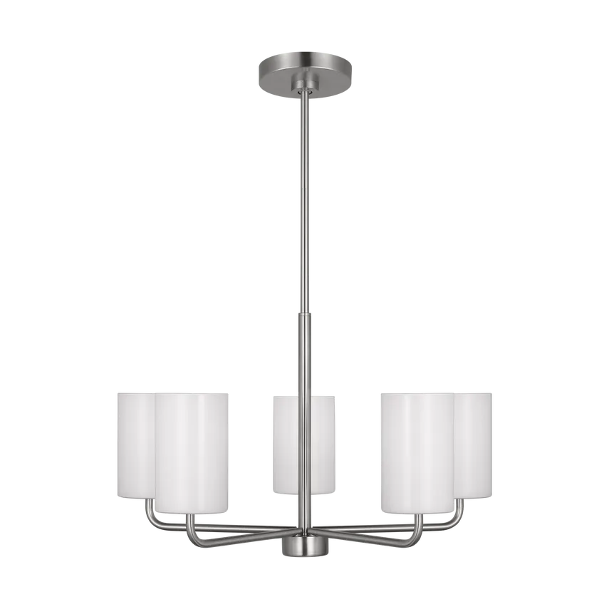 Generation Lighting - Rhett Chandelier - GLC1015EN3/BS | Montreal Lighting & Hardware