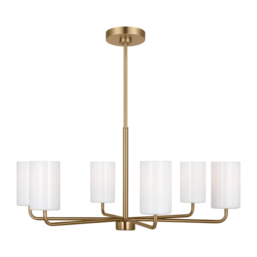 Generation Lighting - Rhett Chandelier - GLC1026EN3/SB | Montreal Lighting & Hardware