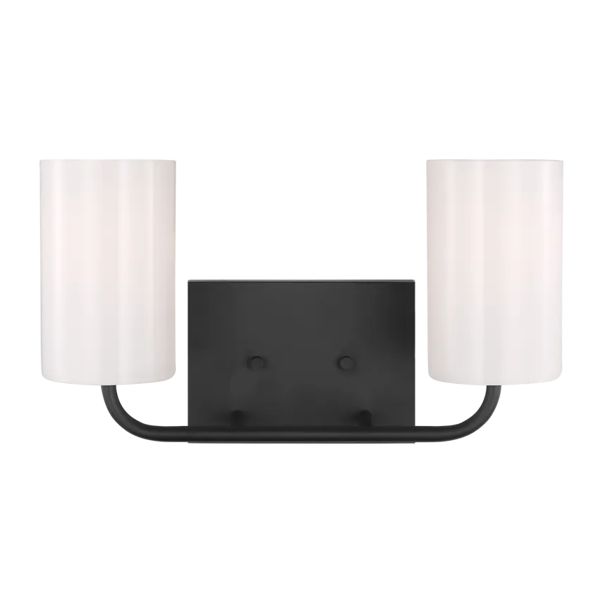 Generation Lighting - Rhett Medium Vanity - GLV1002MBK | Montreal Lighting & Hardware