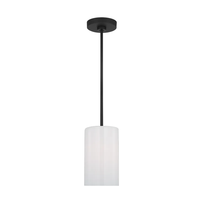 Generation Lighting - Rhett Mini Pendant - GLP1001EN3/MBK | Montreal Lighting & Hardware