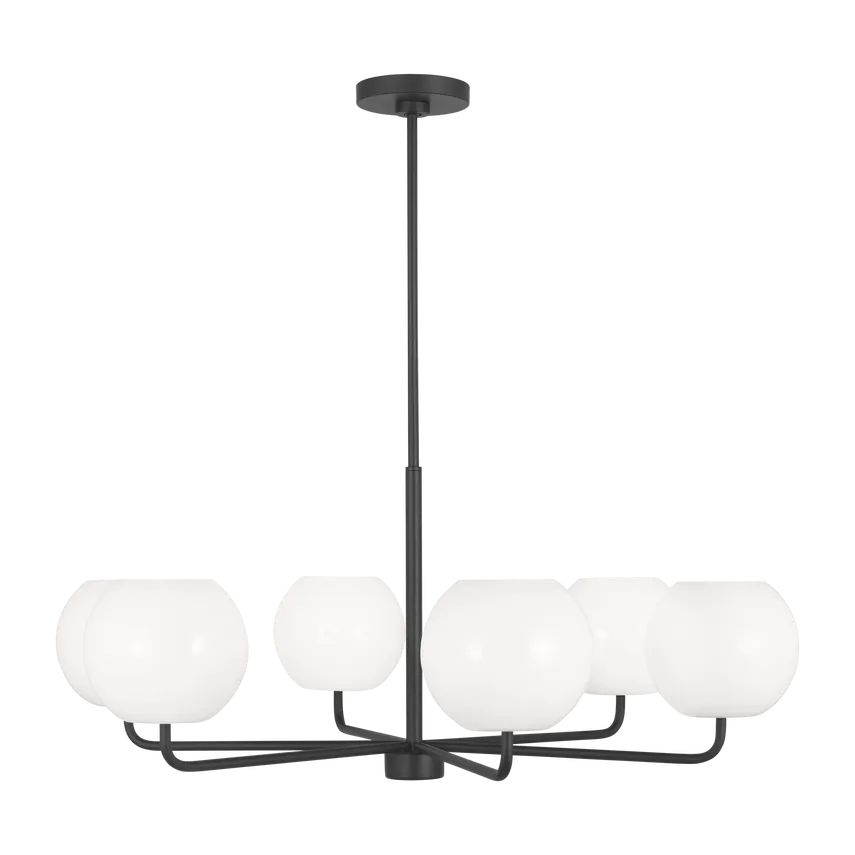 Generation Lighting - Rory Chandelier - GLC1066MBK | Montreal Lighting & Hardware