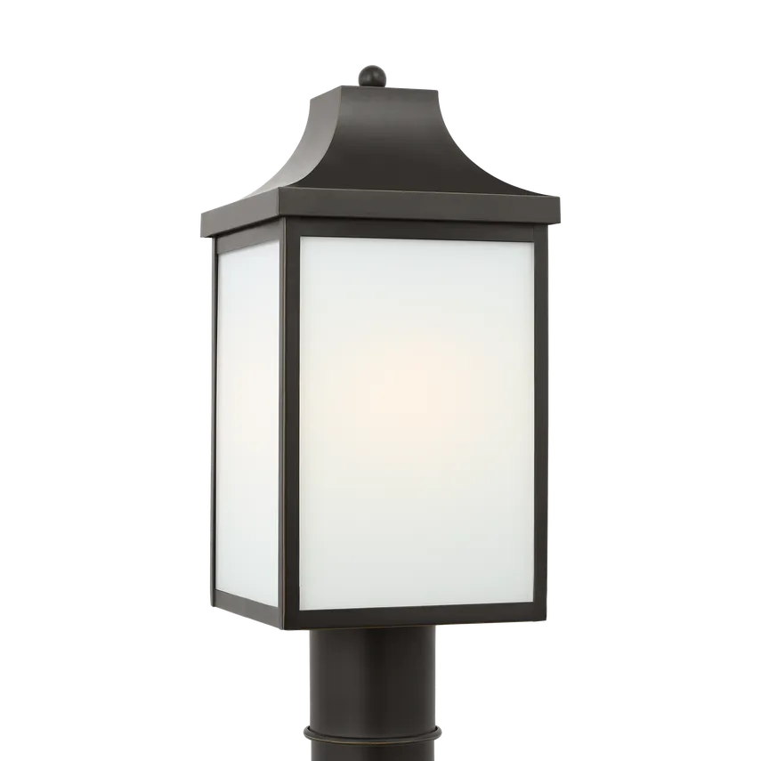 Generation Lighting - Saybrook Post Mount - GLO1051ANBZ | Montreal Lighting & Hardware