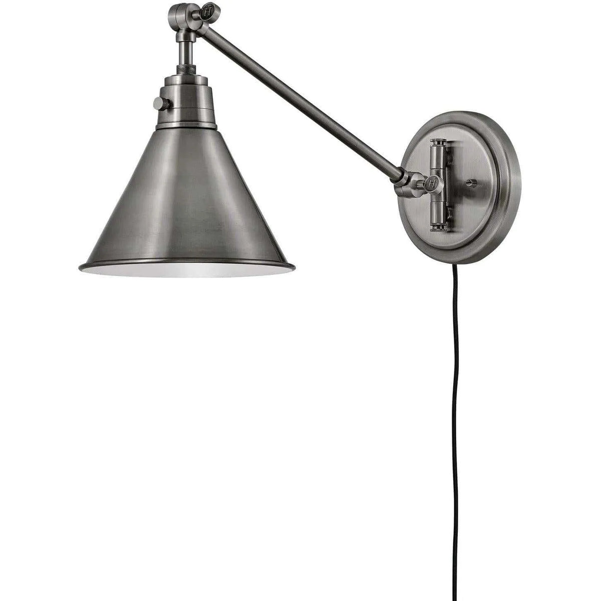 Hinkley Lighting - Arti 11-Inch Swing Arm Wall Light - 3690PL | Montreal Lighting & Hardware