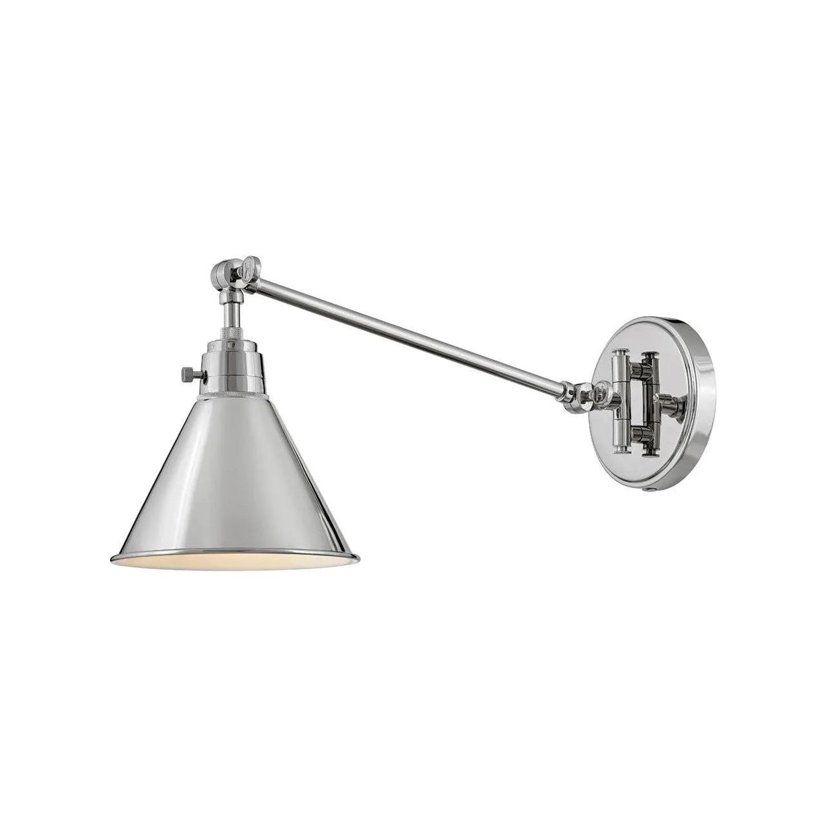 Hinkley Lighting - Arti 11-Inch Swing Arm Wall Light - 3690PN | Montreal Lighting & Hardware