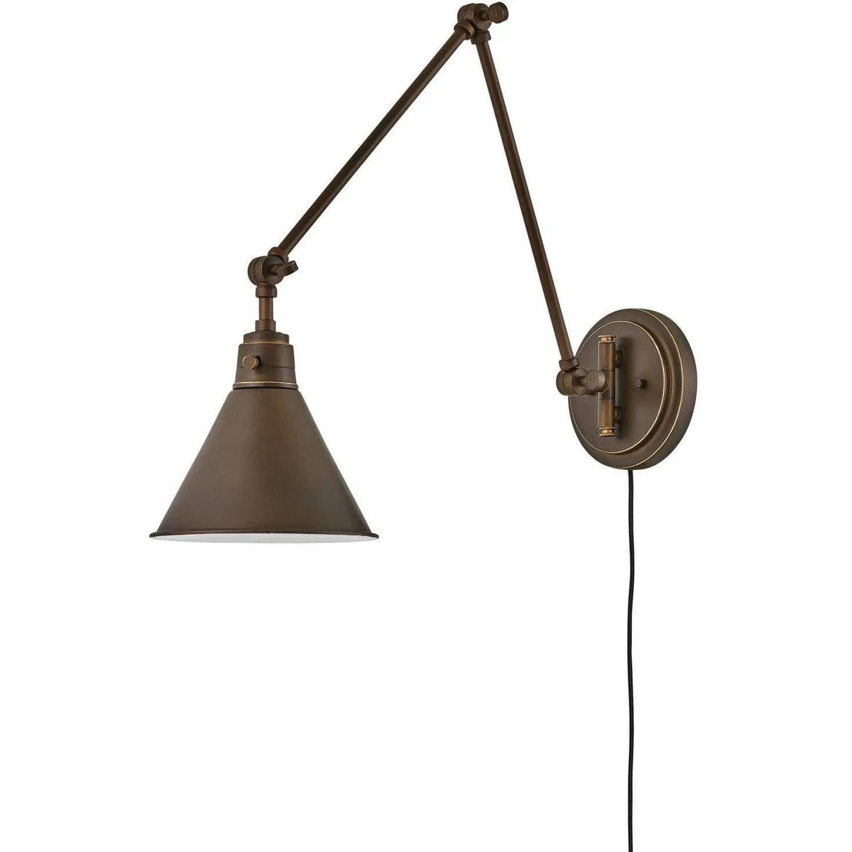 Hinkley Lighting - Arti 19-Inch Swing Arm Wall Light - 3692OB | Montreal Lighting & Hardware